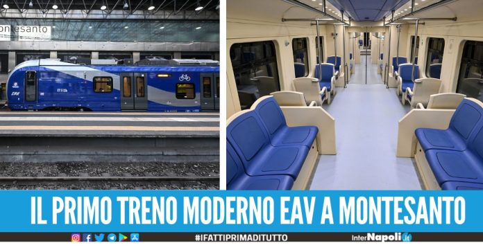 Parte il primo dei 6 nuovi treni acquistati per l'Eav, anche wi-fi a disposizione dei passeggeri