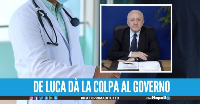 De Luca lancia un nuovo allarme sulla sanità in Campania Prestazioni ambulatoriali a rischio