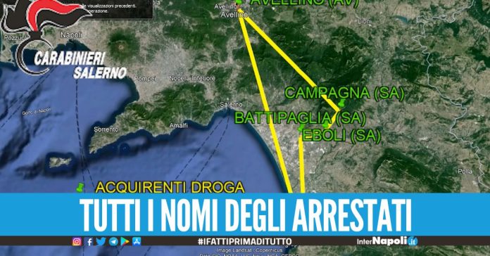 Fiumi di droga nel Cilento, spaccio anche nel carcere di Salerno 16 arresti