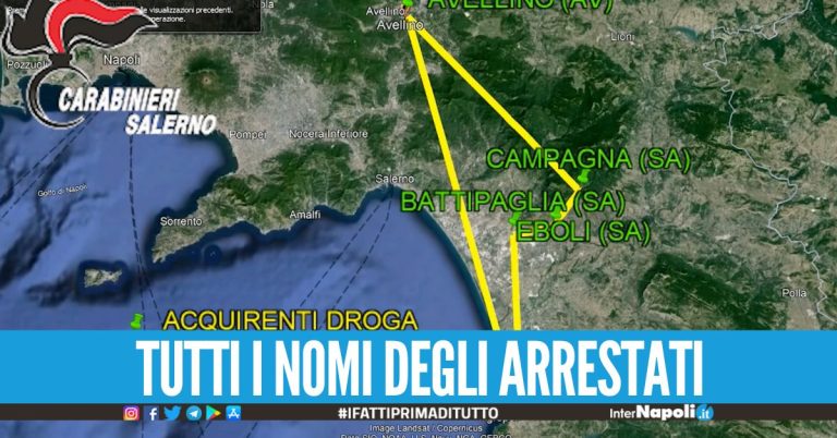 Fiumi di droga nel Cilento, spaccio anche nel carcere di Salerno 16 arresti