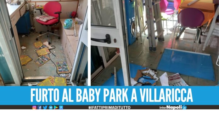 Furto ai danni del Baby Park a Villaricca, il titolare chiede maggiori controlli
