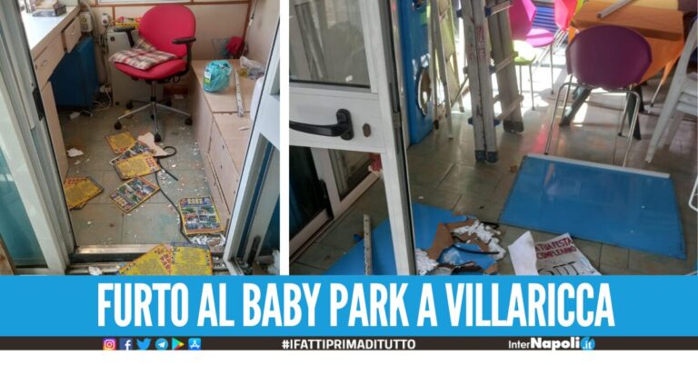 Furto ai danni del Baby Park a Villaricca, il titolare chiede maggiori controlli