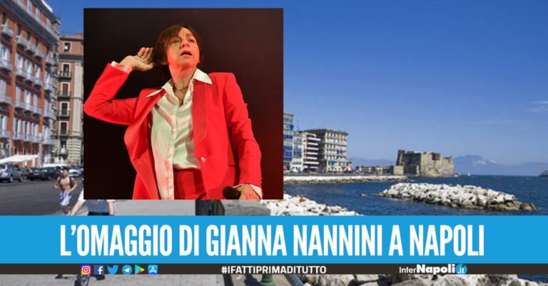L'omaggio di Gianna Nannini “La canzone italiana esiste grazie a Napoli”