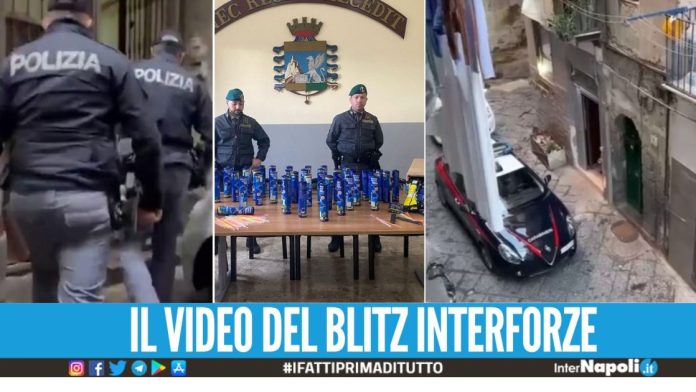 Raffica di perquisizioni a Forcella, sequestrati 20mila euro in contanti