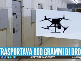 Drone atterra nel carcere di Salerno, sequestrati hashish e telefonini