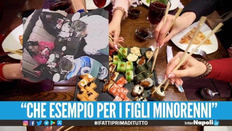 Non pagano il conto a Napoli, il ristorante sushi pubblica la foto della famiglia