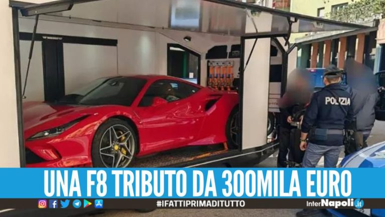 Bloccati con una Ferrari rubata, l'auto è stata 'comprata' a Napoli