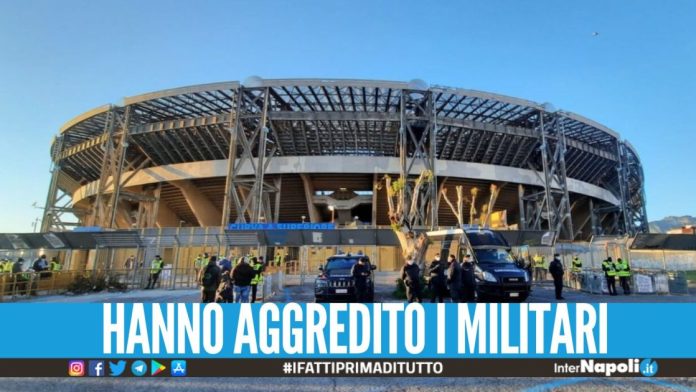 Volevano scavalcare in curva A per vedere Napoli-Torino, bloccati dai carabinieri