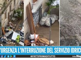 Bomba d'acqua a Napoli e in provincia, fiume di fango nelle strade del Vomero