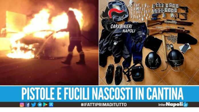 Auto incendiata a Pomigliano, 38enne ustionato sul 70% del corpo