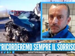 Casalnuovo piange Raffaele, morto dopo lo scontro tra la Jeep e il camion