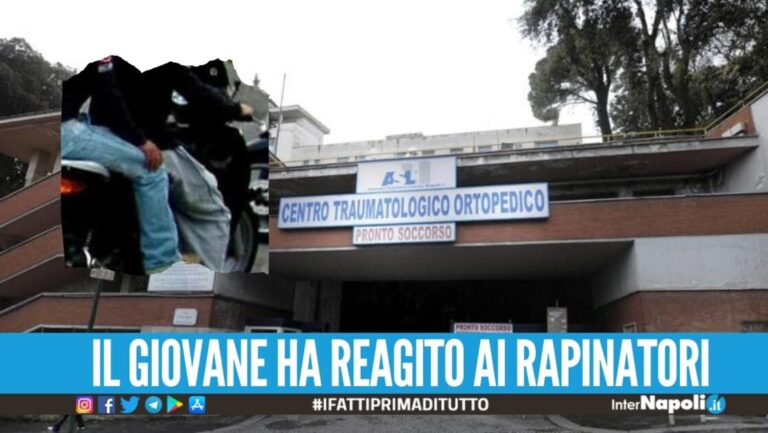 Rapina finisce nel sangue a Napoli, 21enne ferito dal colpo di pistola