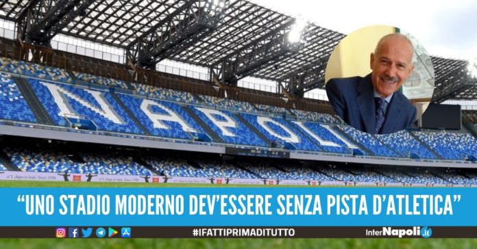 stadio maradona ristrutturazione pista d'atletica