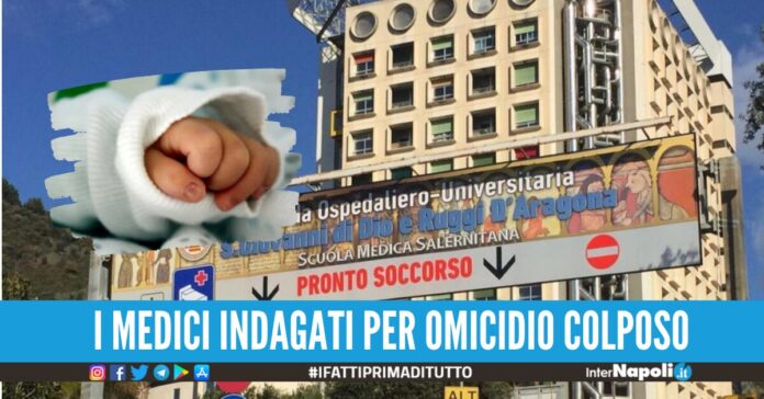 neonato morto salerno