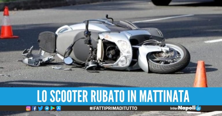 incidente scooter rubato corso malta