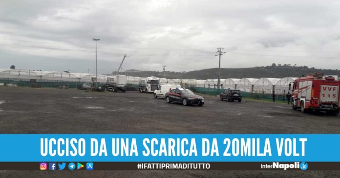 operaio folgorato eboli