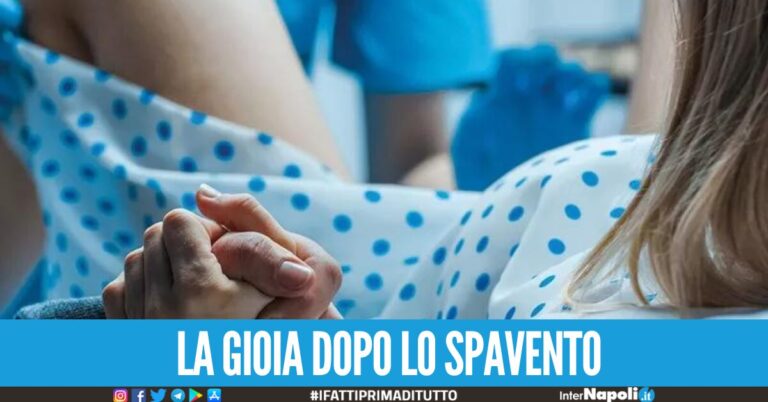 Paura nel Napoletano distacco della placenta, a rischio la vita della donna e del bimbo poi la bella notizia