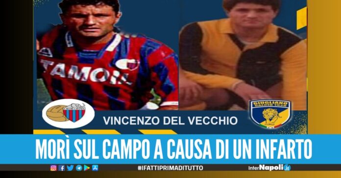 Vincenzo Del Vecchio, ex Giugliano e Catania, 18 anni fa moriva durante una partita di calcio