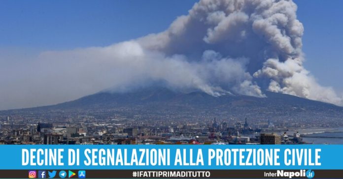 eruzione vesuvio puzza zolfo