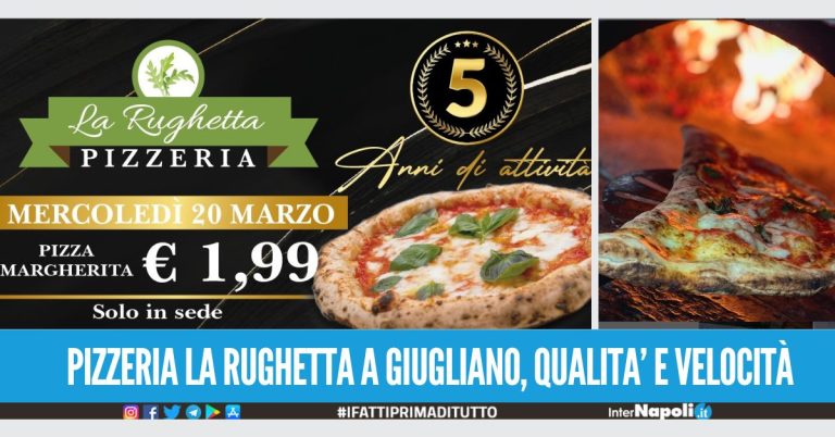 la pizzeria 'La Rughetta' festeggia il compleanno