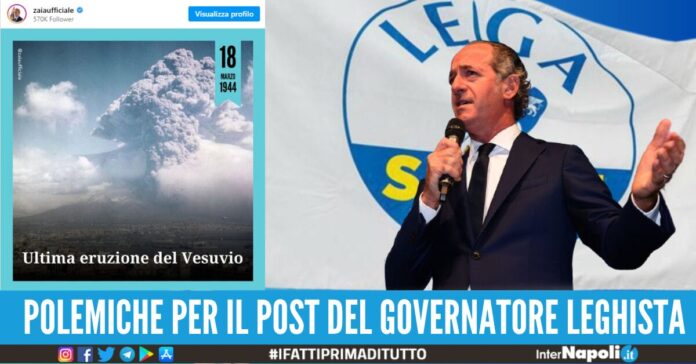 luca zaia veneto eruzione vesuvio
