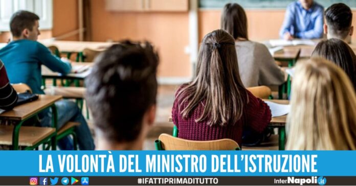 valditara maggioranza italiani classe scuola