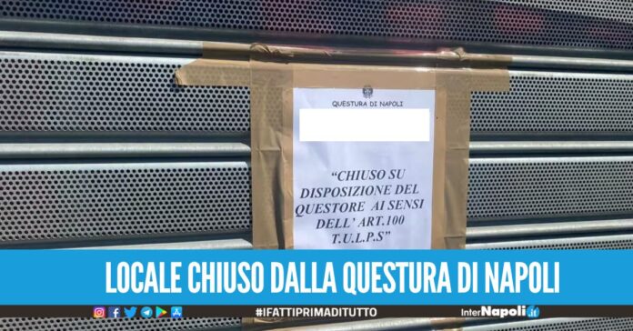 Aggressioni e liti finite in sparatorie e accoltellamenti, chiuso per 30 giorni locale ai Quartieri Spagnoli