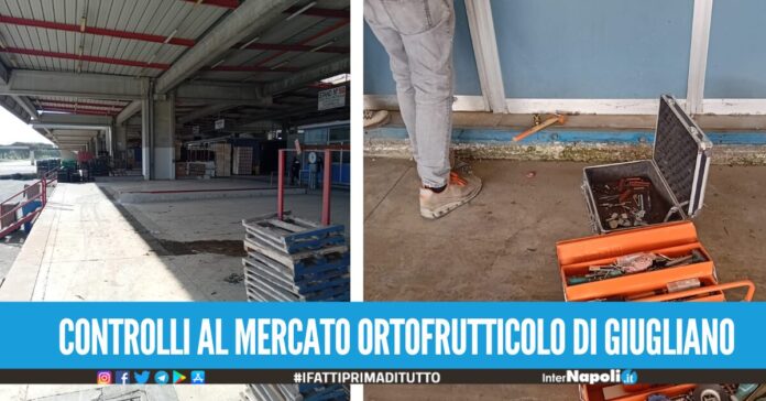 Blitz di Municipale e tecnici comunali al Mog di Giugliano, denunciato un concessionario abusivo