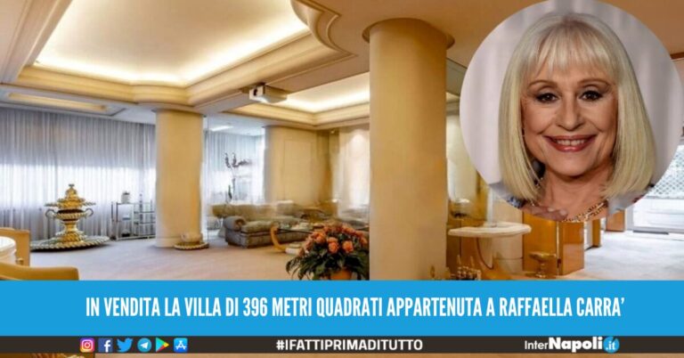 In vendita la villa di Raffaella Carrà con un prezzo di 2 milioni di euro.
