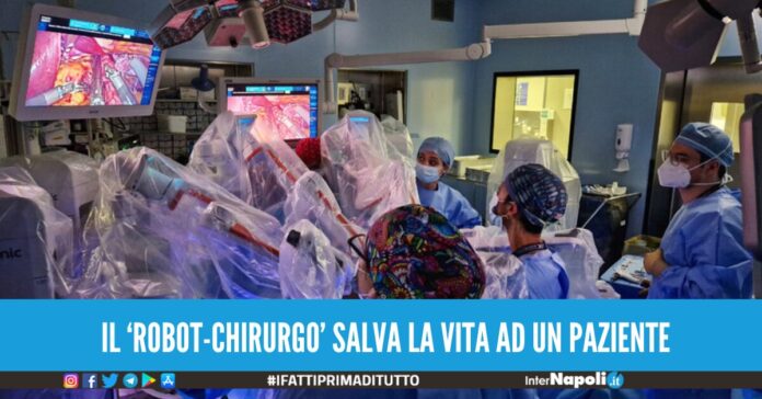 Robot rimuove due tumori e salva la vita ad un paziente.