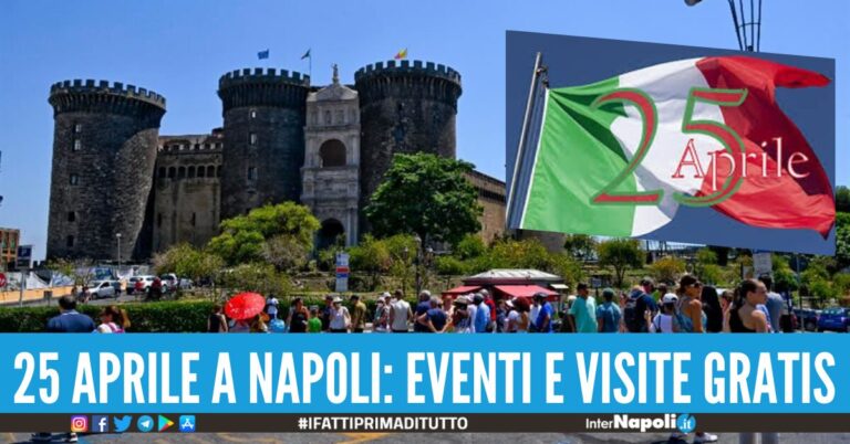 Festa della Liberazione a Napoli: parchi e musei gratuiti per il ponte