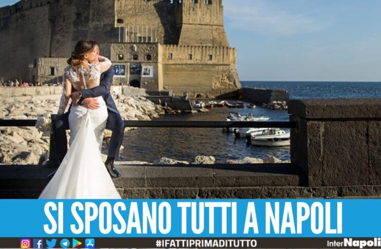 Napoli eletta città dei matrimoni 2024, si celebreranno più nozze nella bella Partenope che nel resto d'Italia