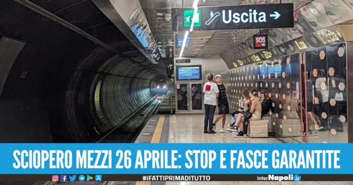 Sciopero dei mezzi: sospesi Linea 1, funicolari e mezzi di superficie