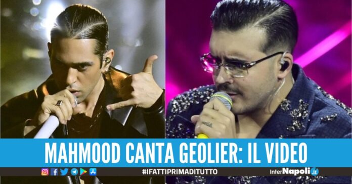 Mahmood canta in lingua napoletana. feat con Geolier