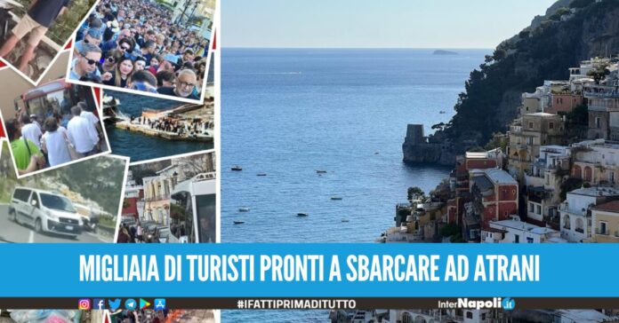 migliaia di turisti pronti a sbarcare ad Atrani