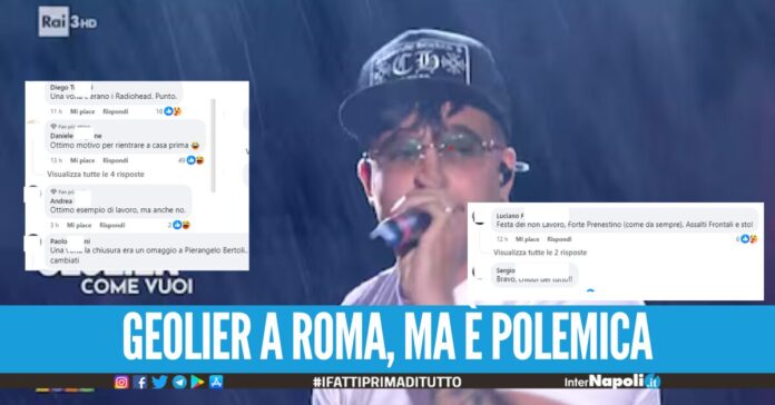 Geolier chiuderà il Concertone al Circo Massimo, pioggia di critiche Cosa c'entra