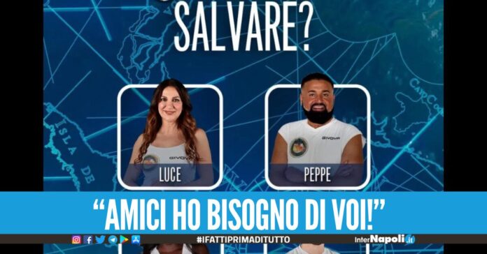 Isola dei Famosi, Peppe di Napoli a rischio eliminazione chiede l'aiuto del pubblico Votatemi