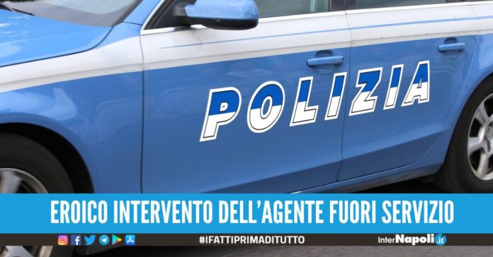bimba rischia di soffocare portici