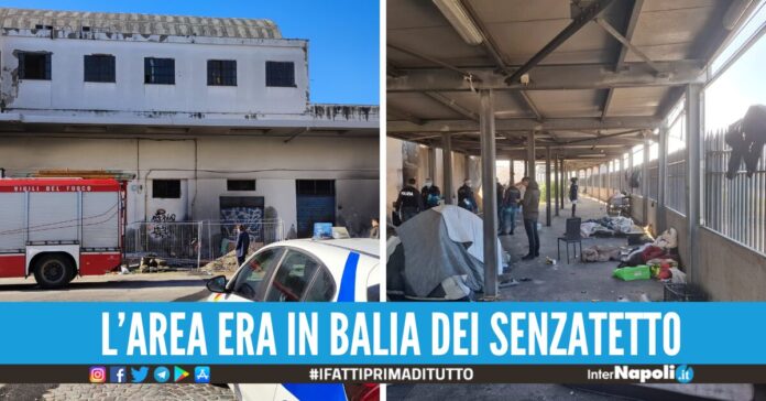 sgombero mercato ittico napoli