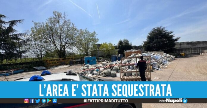 rifiuti acque reflue zona asi giugliano