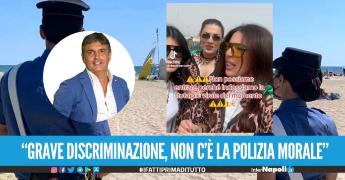 Negato l’acceso ad un lido di Varcaturo nel giorno di Pasquetta per l’abbigliamento, il caso approda in Regione