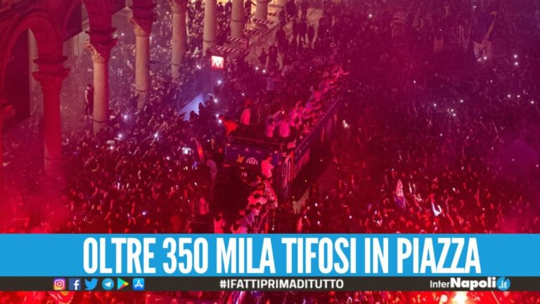 Paura alla festa scudetto dell'Inter, 40 tifosi colti da malore