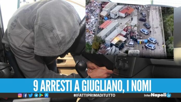 Rubavano le auto nei centri commerciali tra Napoli e Caserta, così agiva la banda