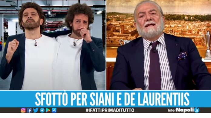Gigi e Ross imitano Alessandro Siani e Max Giusti diventa De Laurentiis