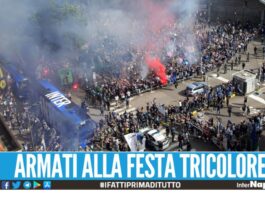 Festeggiano lo scudetto dell'Inter con pugnale e coltelli, denunciati 2 campani
