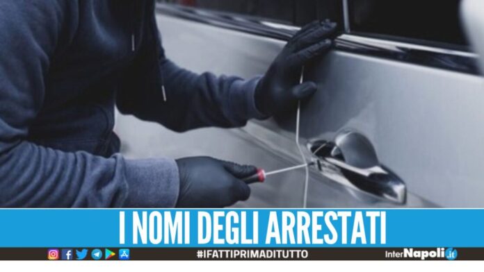 Furti d'auto nel Vesuviano, sgominata la banda dopo le segnalazioni
