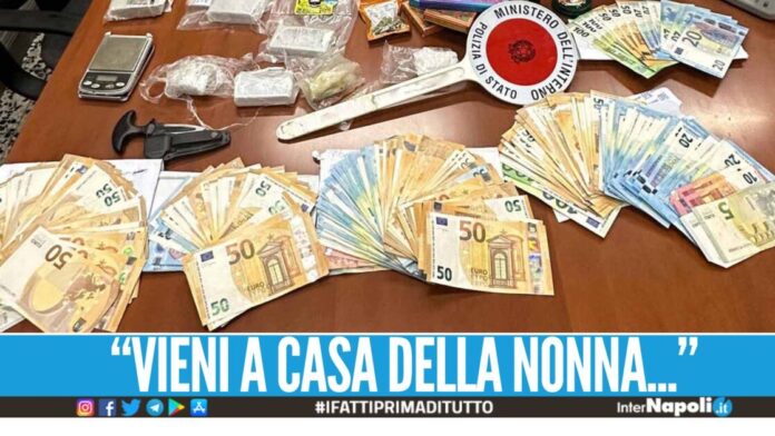 Spacciava a casa della nonna di 104 anni, pusher beccato tra droga e contanti