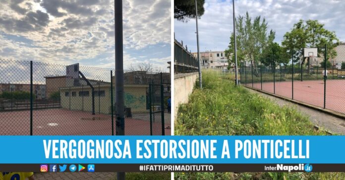 pretende soldi dai bambini ponticelli
