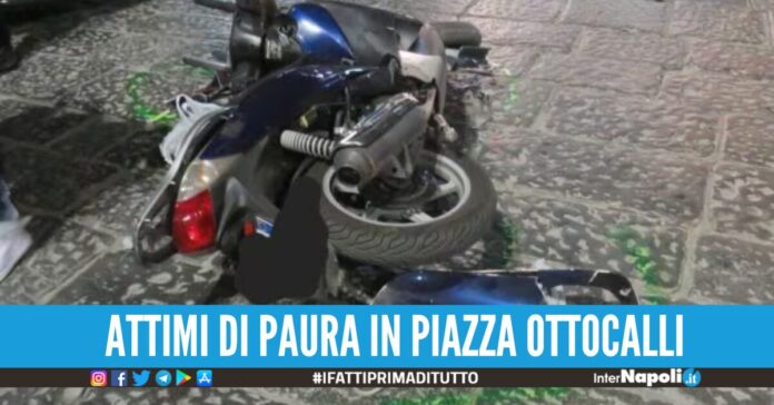 incidente piazza ottocalli (foto fanpage.it)