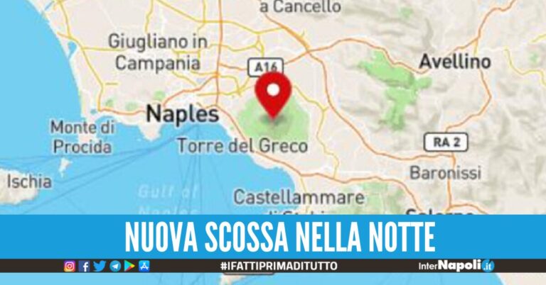 La terra torna a tremare, nuova scossa a Napoli e in provincia